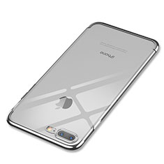 Ultra-thin Transparent TPU Soft Case Q05 for Apple iPhone 7 Plus Silver