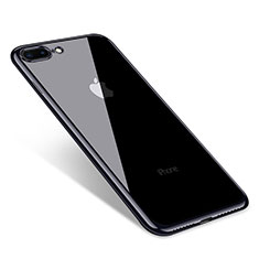 Ultra-thin Transparent TPU Soft Case Q06 for Apple iPhone 8 Plus Black