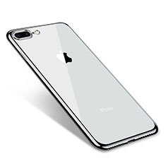 Ultra-thin Transparent TPU Soft Case Q06 for Apple iPhone 8 Plus Silver