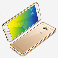 Ultra-thin Transparent TPU Soft Case R01 for Samsung Galaxy On7 (2016) G6100 Gold