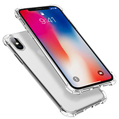 Ultra-thin Transparent TPU Soft Case R03 for Apple iPhone X Clear