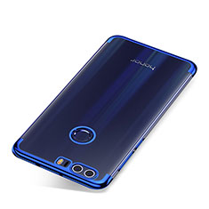 Ultra-thin Transparent TPU Soft Case S01 for Huawei Honor 8 Blue