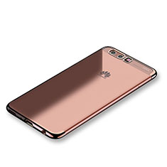 Ultra-thin Transparent TPU Soft Case S01 for Huawei P10 Plus Rose Gold
