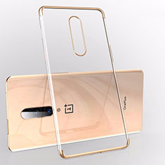 Ultra-thin Transparent TPU Soft Case S01 for OnePlus 7 Gold