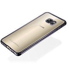 Ultra-thin Transparent TPU Soft Case S01 for Samsung Galaxy S6 Edge+ Plus SM-G928F Black