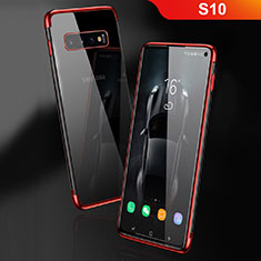 Ultra-thin Transparent TPU Soft Case S03 for Samsung Galaxy S10 5G Red