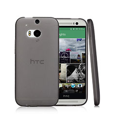 Ultra-thin Transparent TPU Soft Case T01 for HTC One M8 Black