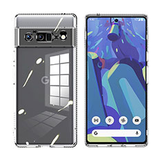 Ultra-thin Transparent TPU Soft Case T02 for Google Pixel 6 Pro 5G Clear