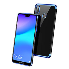 Ultra-thin Transparent TPU Soft Case T02 for Huawei P20 Lite Blue