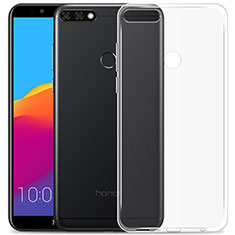 Ultra-thin Transparent TPU Soft Case T02 for Huawei Y7 (2018) Clear