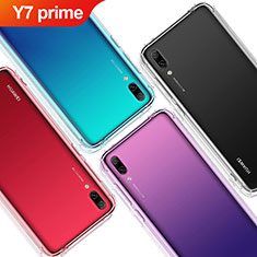 Ultra-thin Transparent TPU Soft Case T02 for Huawei Y7 Prime (2019) Clear