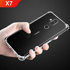 Ultra-thin Transparent TPU Soft Case T02 for Nokia X7 Clear