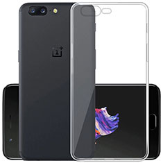 Ultra-thin Transparent TPU Soft Case T02 for OnePlus 5 Clear