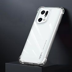 Ultra-thin Transparent TPU Soft Case T02 for Oppo Find X5 5G Clear