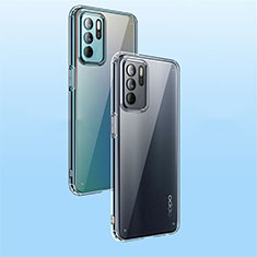 Ultra-thin Transparent TPU Soft Case T02 for Oppo Reno6 Z 5G Clear