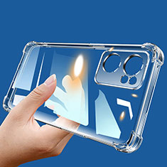 Ultra-thin Transparent TPU Soft Case T02 for Realme Q5i 5G Clear