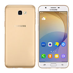 Ultra-thin Transparent TPU Soft Case T02 for Samsung Galaxy J7 Prime Gold