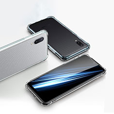 Ultra-thin Transparent TPU Soft Case T02 for Samsung Galaxy M10 Clear