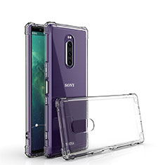 Ultra-thin Transparent TPU Soft Case T02 for Sony Xperia 1 Clear