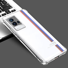 Ultra-thin Transparent TPU Soft Case T02 for Vivo iQOO 8 Pro 5G Clear