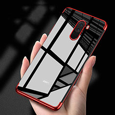 Ultra-thin Transparent TPU Soft Case T02 for Xiaomi Pocophone F1 Red