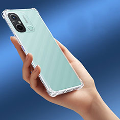 Ultra-thin Transparent TPU Soft Case T02 for Xiaomi Redmi 12C 4G Clear