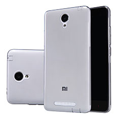 Ultra-thin Transparent TPU Soft Case T02 for Xiaomi Redmi Note 2 Gray