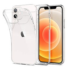Ultra-thin Transparent TPU Soft Case T03 for Apple iPhone 12 Clear