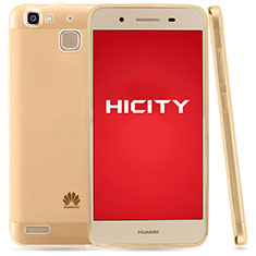 Ultra-thin Transparent TPU Soft Case T03 for Huawei G8 Mini Gold