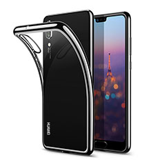 Ultra-thin Transparent TPU Soft Case T03 for Huawei P20 Black