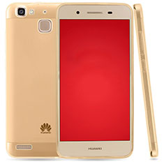 Ultra-thin Transparent TPU Soft Case T03 for Huawei P8 Lite Smart Gold