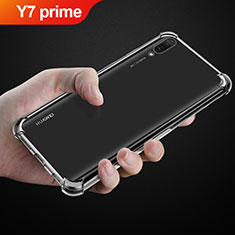 Ultra-thin Transparent TPU Soft Case T03 for Huawei Y7 Prime (2019) Clear