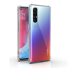 Ultra-thin Transparent TPU Soft Case T03 for Oppo Find X2 Neo Clear