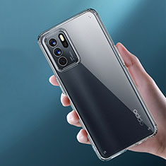 Ultra-thin Transparent TPU Soft Case T03 for Oppo Reno6 Z 5G Clear