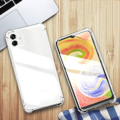 Ultra-thin Transparent TPU Soft Case T03 for Samsung Galaxy A04 4G Clear