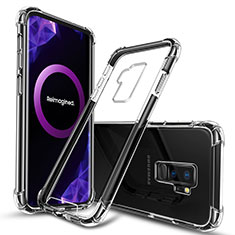 Ultra-thin Transparent TPU Soft Case T03 for Samsung Galaxy S9 Plus Black