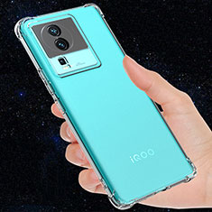 Ultra-thin Transparent TPU Soft Case T03 for Vivo iQOO Neo7 5G Clear