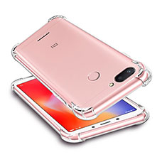 Ultra-thin Transparent TPU Soft Case T03 for Xiaomi Redmi 6 Clear