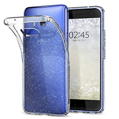 Ultra-thin Transparent TPU Soft Case T04 for HTC U11 Clear