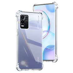 Ultra-thin Transparent TPU Soft Case T04 for Oppo K9X 5G Clear