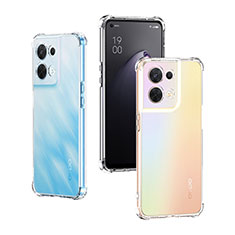 Ultra-thin Transparent TPU Soft Case T04 for Oppo Reno8 Pro 5G Clear