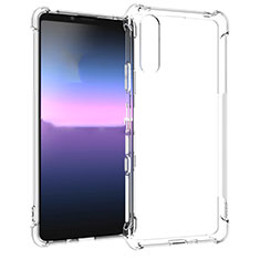 Ultra-thin Transparent TPU Soft Case T04 for Sony Xperia 10 III Lite Clear