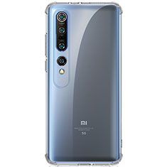 Ultra-thin Transparent TPU Soft Case T04 for Xiaomi Mi 10 Pro Clear