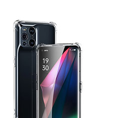 Ultra-thin Transparent TPU Soft Case T05 for Oppo Find X3 Pro 5G Clear