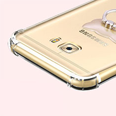 Ultra-thin Transparent TPU Soft Case T05 for Samsung Galaxy C5 Pro C5010 Gray