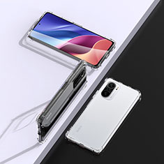 Ultra-thin Transparent TPU Soft Case T05 for Xiaomi Poco F3 5G Clear