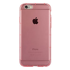 Ultra-thin Transparent TPU Soft Case T06 for Apple iPhone 6S Pink
