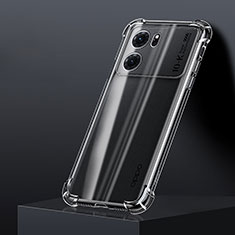 Ultra-thin Transparent TPU Soft Case T06 for Oppo K10 5G Clear