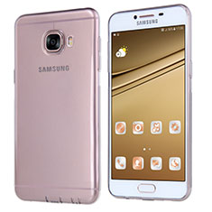 Ultra-thin Transparent TPU Soft Case T06 for Samsung Galaxy C5 SM-C5000 Gray