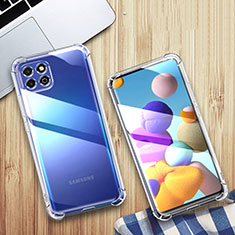 Ultra-thin Transparent TPU Soft Case T06 for Samsung Galaxy F42 5G Clear